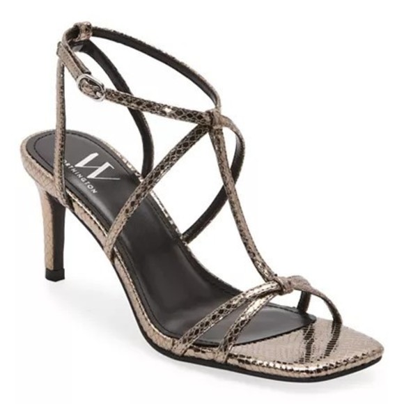 Worthington Womens Sasah Heeled Sandals, Gray , 7.5 Medium - Picture 1 of 1